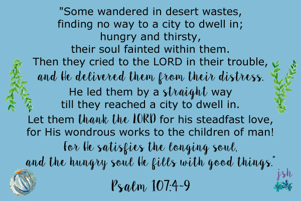 Psalm 107:4-9